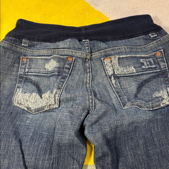 Joes jeans maternity A Pea in the Pod Dark Blue cropped Jeans size 28 - Picture 12 of 14